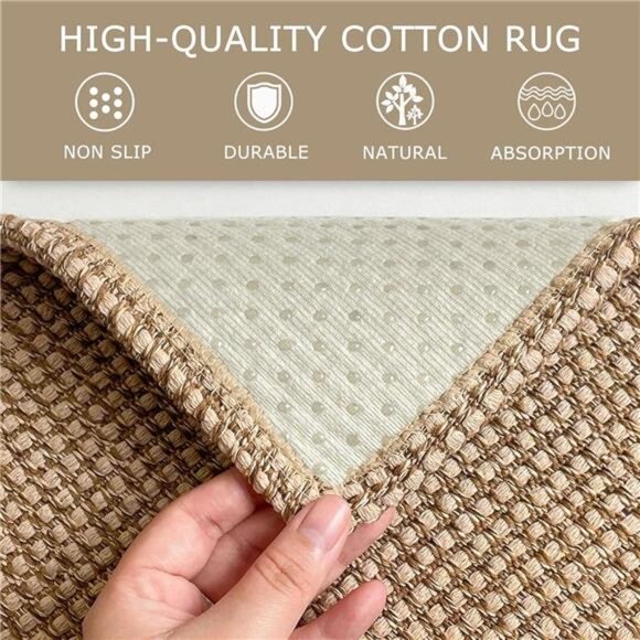 Boho Rugs for Entryway 2x3 ft Small Area Rugs Washable Rugs - Picture 6 of 7